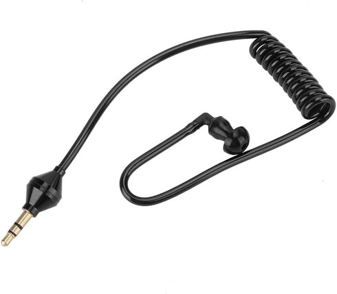 Lightweight Monaural 3.5mm Stereo Headset, Anti-Radiation with Flexible Air Tube for Comfort.