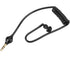 Lightweight Monaural 3.5mm Stereo Headset, Anti-Radiation with Flexible Air Tube for Comfort.