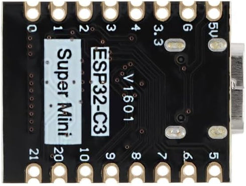 MusRock ESP32-C3 Mini Development Board Wi Fi + BT Module for IoT Projects, No Firmware