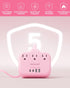 meta-ant 3 4 (2 1625W Pink Extension Cord with AC Outlets & USB Ports USB-C), Pink Desk Accessories, Cute Extension