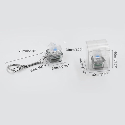 ZSYTF Light Keyboards Switches Shafts Tester Keychain Mechanical Keyboards Switches Testing Tool Stress Relief Toy