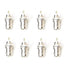 BNC Chassis Panel Mount Socket Female Jack Solder Type Connectors Adapter (8 Pack)