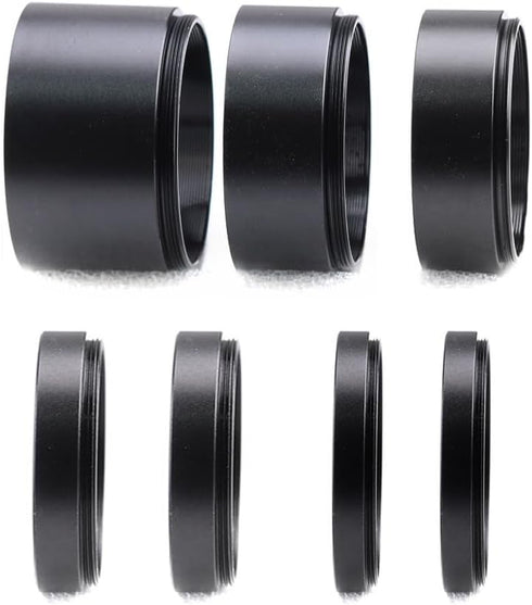 Telescope M48-2 Inches Extension Tube Kit for SLR Cameras, Length 5mm to 30mm, M48x0.75 on Both Sides