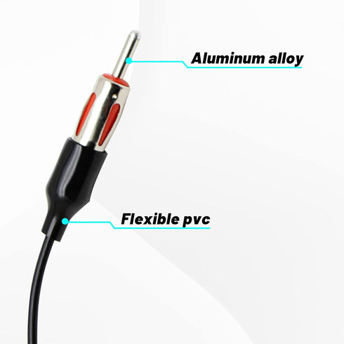 RED WOLF Car Radio Antenna Adapter Replacement for Jeep Wrangler JK JKU 2007-2023, Dodge Chrysler Stereo Adapter