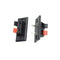 BokWin 2Pcs 45mm x 21mm 2 Way Jack Socket - Spring Push Release Connector Terminal Strip Block