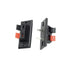 BokWin 2Pcs 45mm x 21mm 2 Way Jack Socket - Spring Push Release Connector Terminal Strip Block