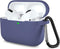 Lerobo Compatible with AirPods Pro Case - Waterproof Silicone Cover, Supports Wireless Charging, Blue Gray