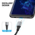 1.5FT USB C to Micro USB Cable 2-Pack, Fast Charging & Data Sync for USB Type C Devices - Durable & Reliable!