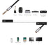 1/4 to 1/8 Headphone Cable Adapter, TRS Aux Cord 6.35mm Male to 3.5mm Female Stereo Jack for Amplifiers, Guitar
