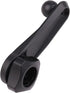 17mm Black Ball Head Car Phone Holder Mount, Universal Smartphone Stand, 360° Rotating Phone Long Arm Support