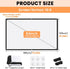 StepOK 16:9 60"|72"|84"|100"|120"|150" (84 inch Projector Screen, White Projector Screen, No Crease Home Theater