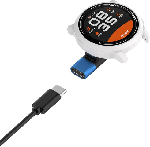 Smartwatch Charging Cable Converter, USB Type C Adapter for Pace2 Pro 2 Black