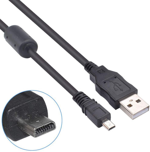Replacement UC-E6 USB Cable Photo Transfer Cord Compatible with Nikon CoolPix, L, D, P Series Digital Camera D3300,