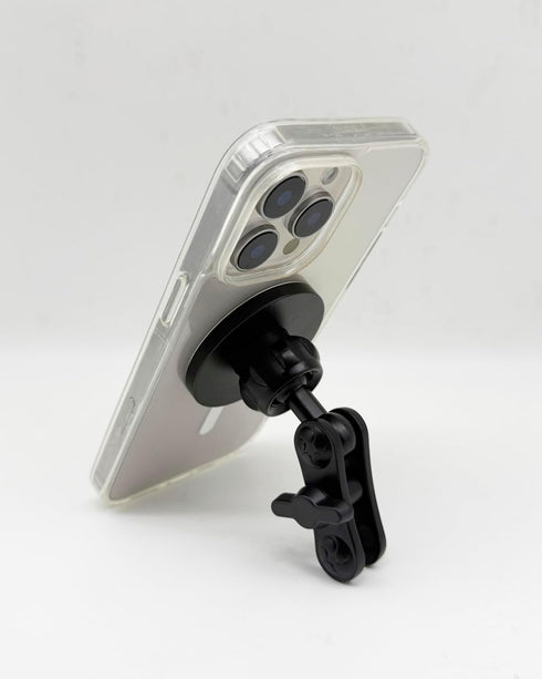QZAPZU 17mm 360 12-17 2.12 Inch Aluminum Magnetic Car Mount Base with Ball Mount Extension Adapter, Rotation Phone