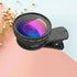 Hemobllo 0.45X 12.5X Set Universal Mobile Phone Lens Wide Angle and Macro Clip-on Lens for Smartphone Photography