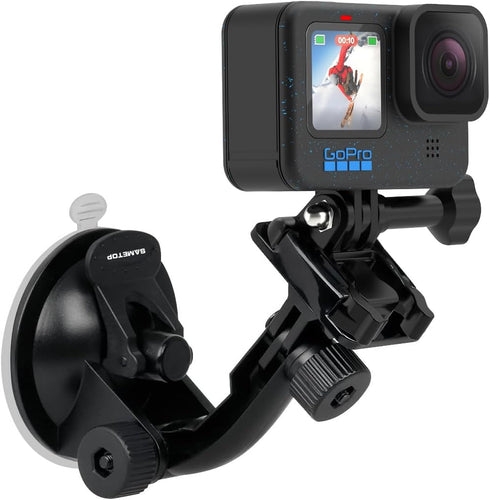 Sametop Suction Cup Mount Compatible with GoPro Hero Cameras - Perfect for Car Windshield