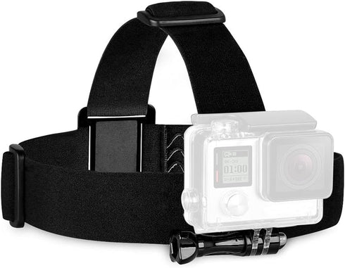 Action Camera Head Strap Mount for GoPro Hero 12 11 10 9 8/AKASO EK7000 Brave 4 5 6 7 LE V50X/Dragon Touch