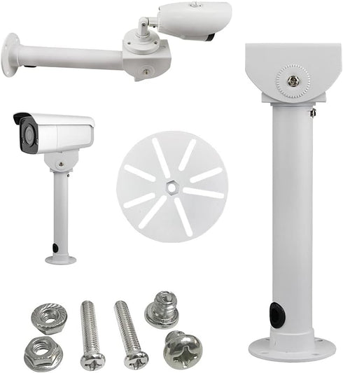 Adjustable CCTV Security Camera Mount Bracket for Universal Wall Mounting of CCTV, Dome, IP Cameras