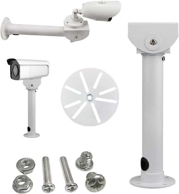 Adjustable CCTV Security Camera Mount Bracket for Universal Wall Mounting of CCTV, Dome, IP Cameras