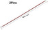 uxcell 10 Pcs Female 2P 2.54mm Pitch Jumper Wires, 50cm Ribbon Cables for Pic Breadboard DIY