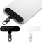 Jxiwfvl 2 Pack Phone Wrist Strap Tether Tab Clear, Cellphone Tether Tab, 360