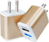 USB Power Adapter Wall Plug, Ailkin 2-Pack 5V/2.1A Fast Charging Cell Phone Cube Home/Travel Charger Block for Phone