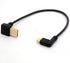Gold Plated Angled USB C Cable Extension, 90 Degree Type C to USB 2.0 Up Angle Male Converter Data Sync Charging