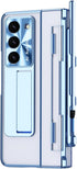 Rugged Full Body Protective Case for Samsung Galaxy Z Fold 6, with Pen & Screen Protector, Camera Lens Cover - Blue