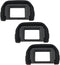 BLLNDX 3PCS EF Viewfinder Protective Cover Rubber Camera Eyepiece Hood for Digital SLR