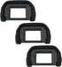 BLLNDX 3PCS EF Viewfinder Protective Cover Rubber Camera Eyepiece Hood for Digital SLR