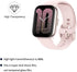 6 Pack Compatible with Amazfit Active Screen Protector Film, Crystal Clear HD Anti-Scratch for Amazfit Active Smartwatch