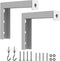 XuYelora Projector Screen Wall Mount L-Brackets, Adjustable Extension with Hook Universal Projector Screen