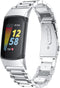 Metal Stainless Steel Bands for Fitbit Charge 6/Charge 5 - Replacement Classic Durable Link Strap