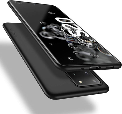 X-level Samsung Galaxy S20 Ultra Case/S20 Ultra 5G, Slim Fit Soft TPU Ultra-Thin Cover, Matte Finish, Black