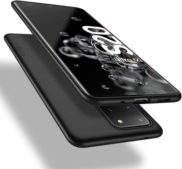 X-level Samsung Galaxy S20 Ultra Case/S20 Ultra 5G, Slim Fit Soft TPU Ultra-Thin Cover, Matte Finish, Black