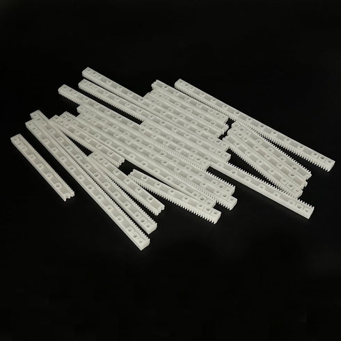 Gracilaria 20PCS 0.5 (20, 63x7x4mm/125x7x4mm) RC Toy Module Plastic Gear Rack Connecting Rod Pinion Transmission Rod