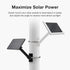 Holicfun Universal Solar Panel Pole Mount for Ring, Eufy, Arlo, Wyze, Reolink Solar Panels, No Drilling Required (Black)