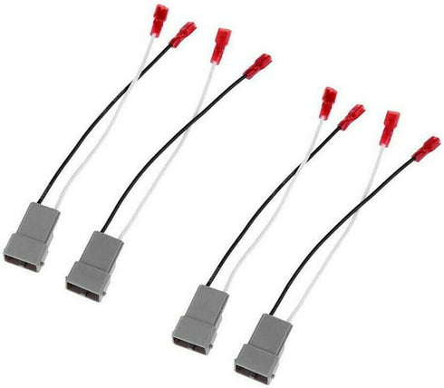 TEAMWILL 2 Pairs Car Speaker Adapter Board and Wiring Harness Connector for Honda-Civic 6.5"