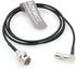 SZRMCC DIN1.0 2.3 RG174 75ohm 4K (1m/3.2ft) Right Angle Male to BNC Male HD SDI Coaxial Cable for Video Camera Monitor
