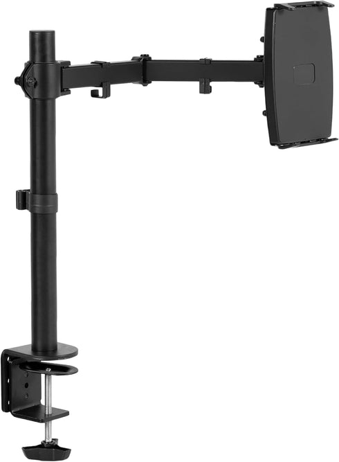 VIVO Universal Tablet Desk Mount, Single Arm Adapter for 2-in-1 Laptops, Holds up to 15.6 inch Monitors