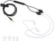 in-Ear Headphones, 3.5mm Anti-Radiation Air Acoustic Tube Earpiece Earphone with Microphone for Mobile Phone, Tablet,