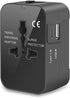 Zinalop Travel Adapter, Universal Power Adapter Worldwide Wall AC Power Plug Converter Travel