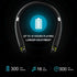 Bluetooth Headphones, Upgraded Foldable Wireless Neckband Headset with Retractable Earbuds, Noise Cancelling for