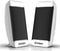 Mobestech Computer Speakers 2pcs Portable Wired Sound Powered Speakers for Desktop Mini Speaker