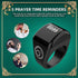 Ziemms Counter Counter 8 inch) Zikr Ring- Muslim Digital Azan Alarm Clock, Digital Tasbih Finger with OLED Screen