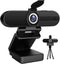 HDZIYU 4K Webcam with Microphone and Tripod, USB Web Camera for PC and