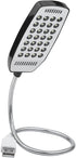 Pilipane USB Reading Lamp, 5V Flexible Gooseneck Mini USB 28 LED Portable