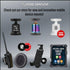 Mob Armor Magnetic Car Mount Kit for CB, VHF & GMRS Radios, Handheld Radio Mount with Mic Holder and Base