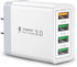 Aioneus 40W 4-Port USB Wall Charger, Fast Charging Block for iPhone 15, Samsung, Android Phones