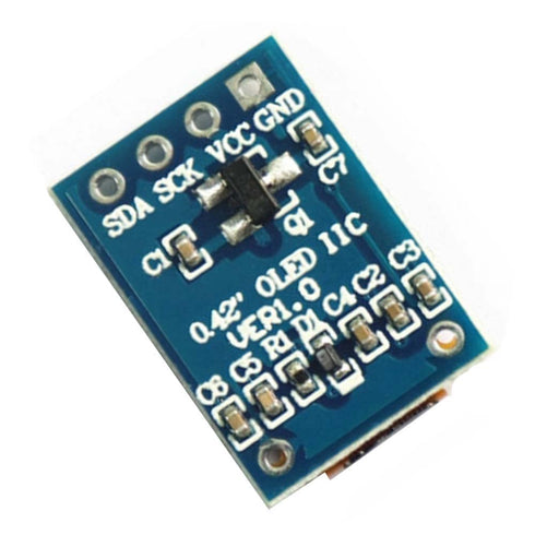 Senzooe 0.42 inch 72X40 4pin OLED display LCD screen IIC interface module